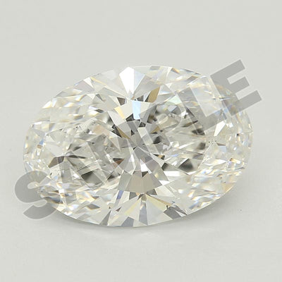 2.94 Carat Oval IGI Labgrown Diamond, With Certificate ID LG623476416