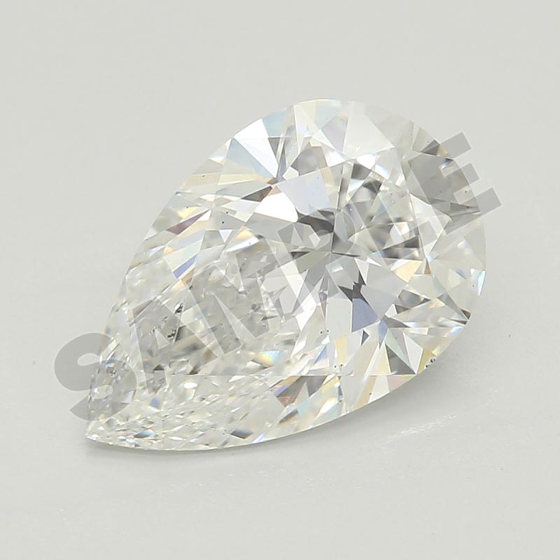 2.54 Carat Pear IGI Labgrown Diamond, With Certificate ID LG720582841