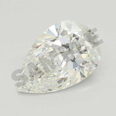 2.54 Carat Pear IGI Labgrown Diamond, With Certificate ID LG720582841