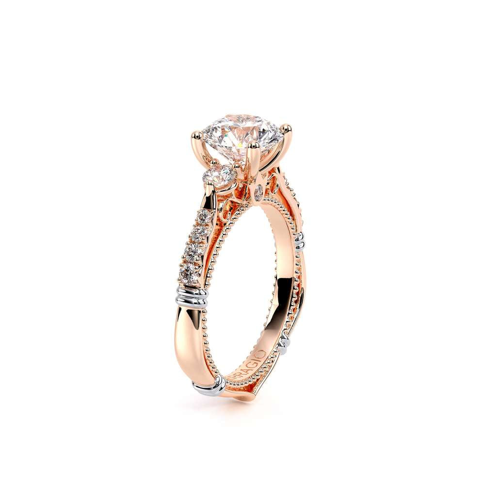 Parisian-124r-14k Rose Gold Round
