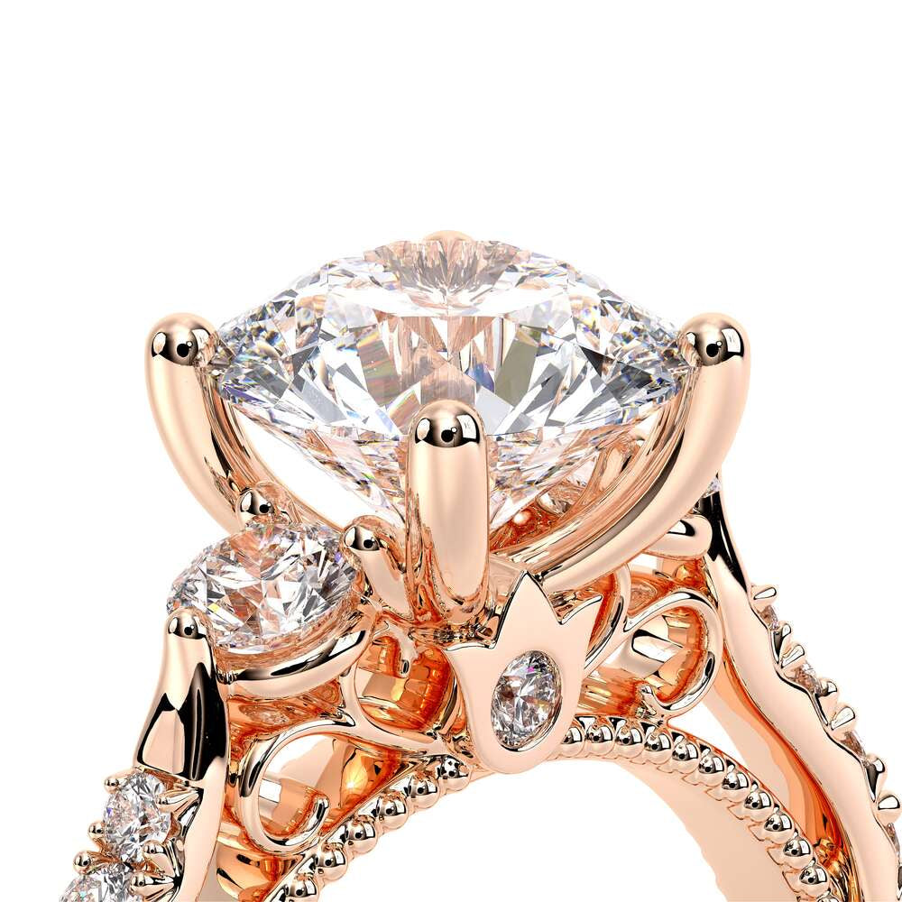 Parisian-124r-18k Rose Gold Round