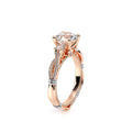Parisian-129r-18k Rose Gold Round