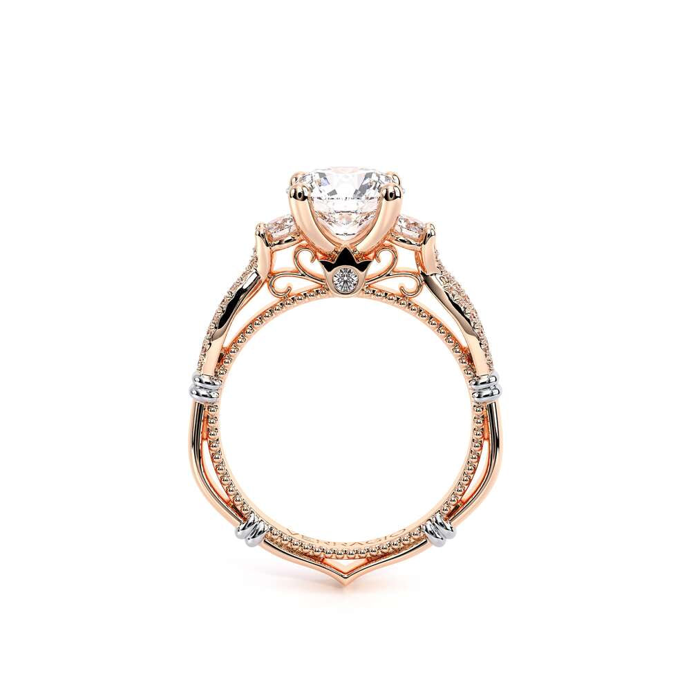 Parisian-129r-18k Rose Gold Round