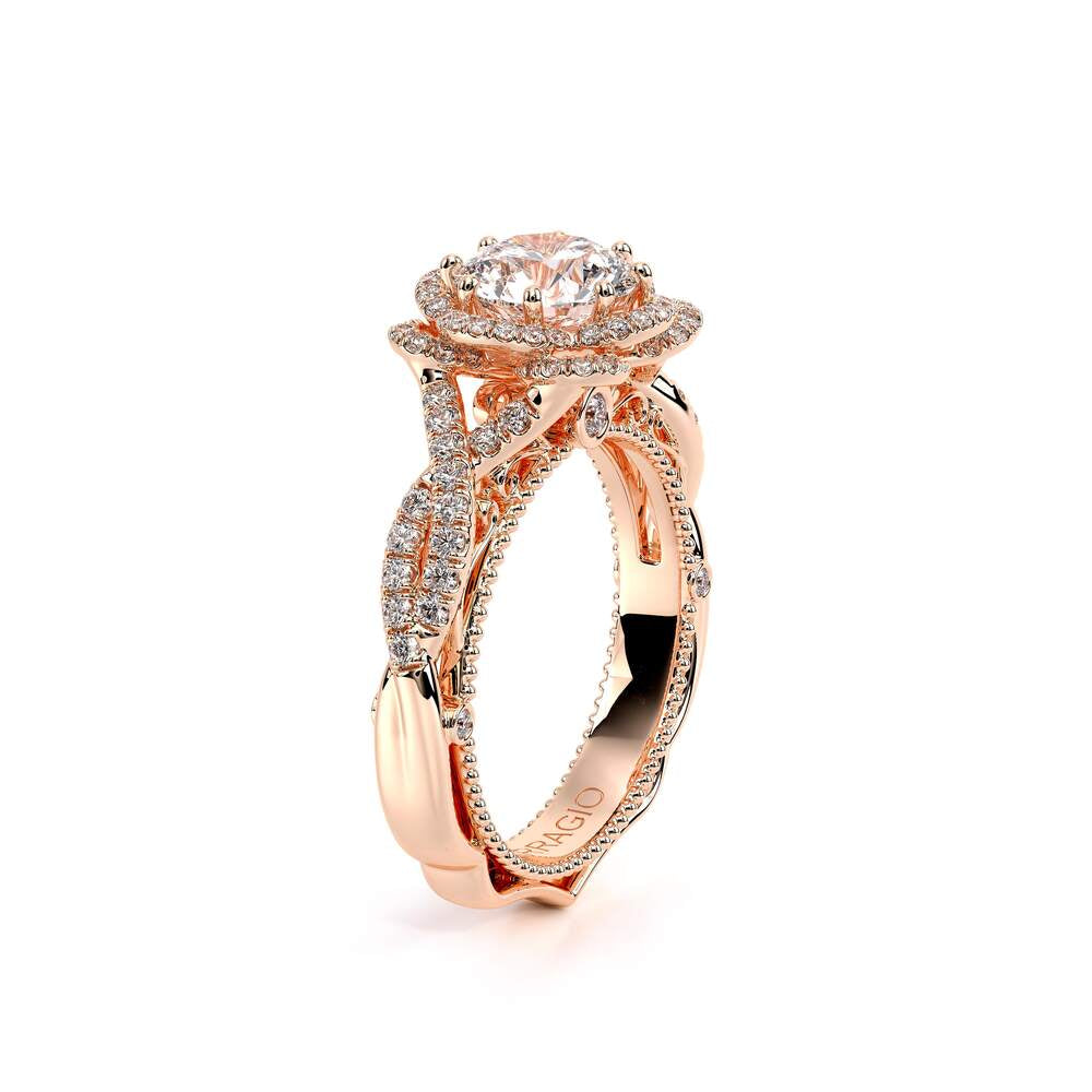 Venetian-5051r-14k Rose Gold Round