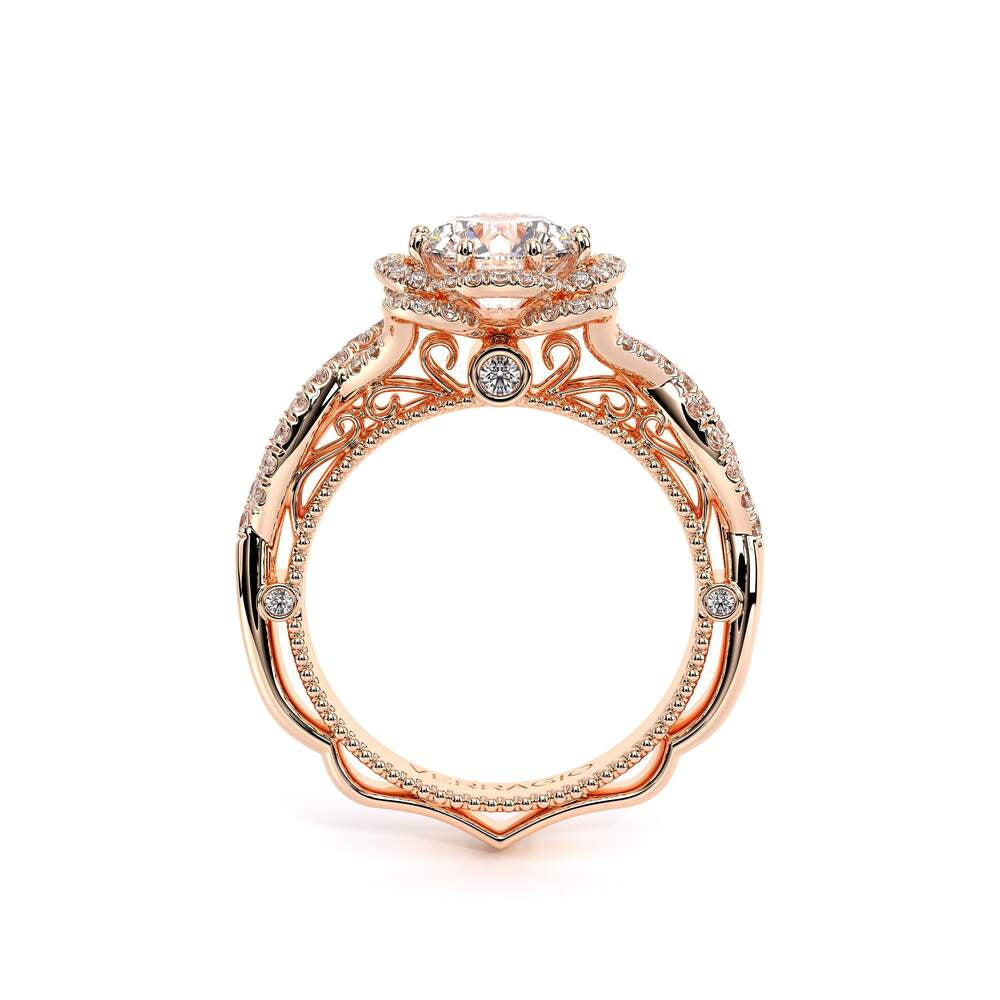 Venetian-5051r-18k Rose Gold Round