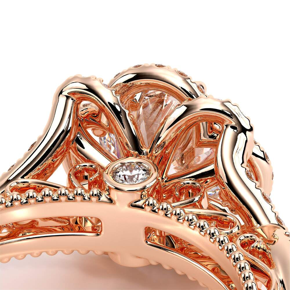 Venetian-5051r-14k Rose Gold Round