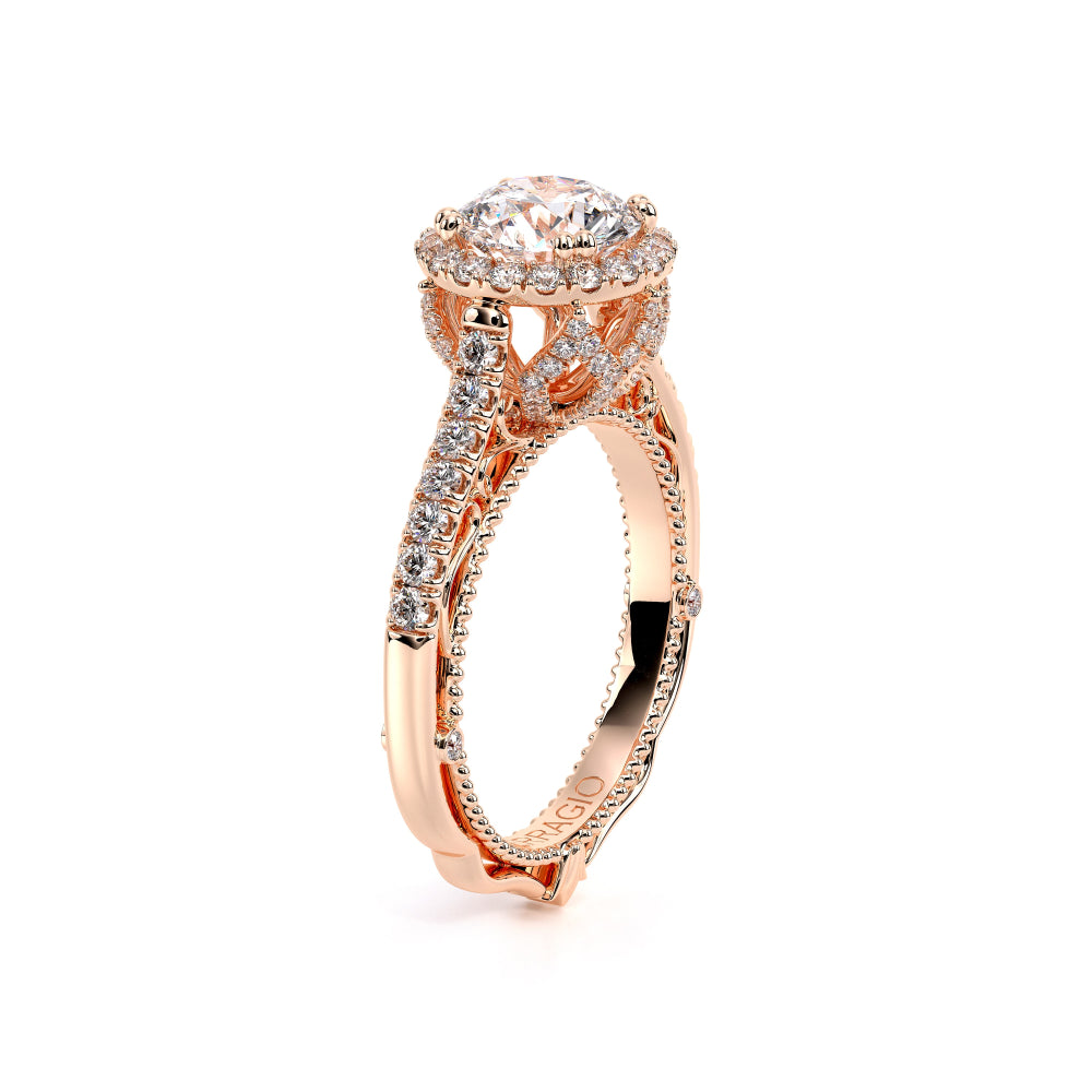 Venetian-5061r-18k Rose Gold Round