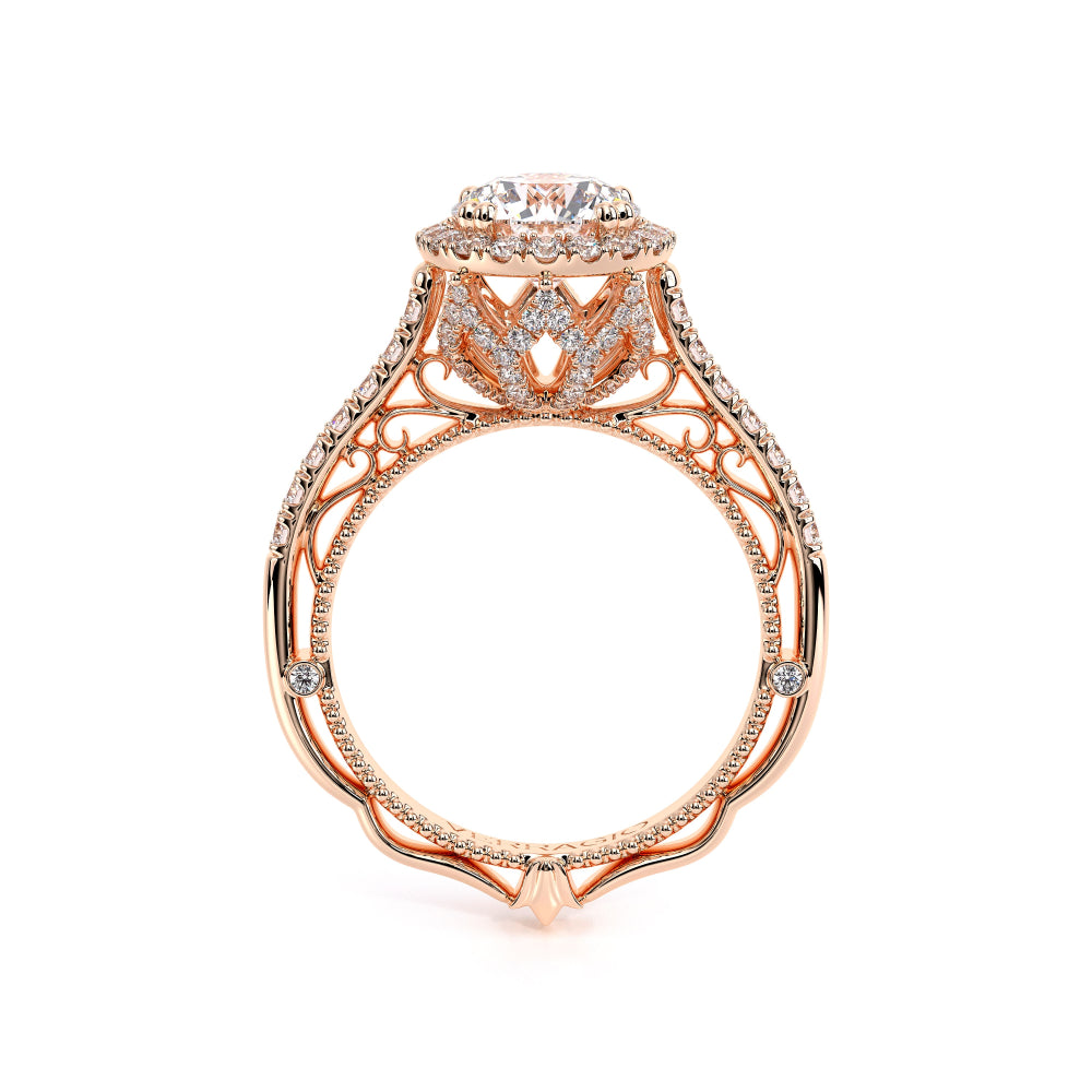 Venetian-5061r-18k Rose Gold Round