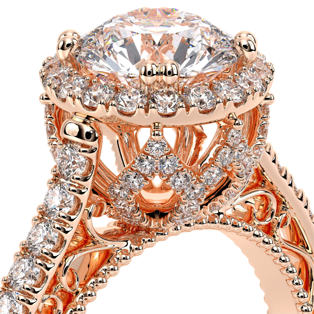 Venetian-5061r-18k Rose Gold Round