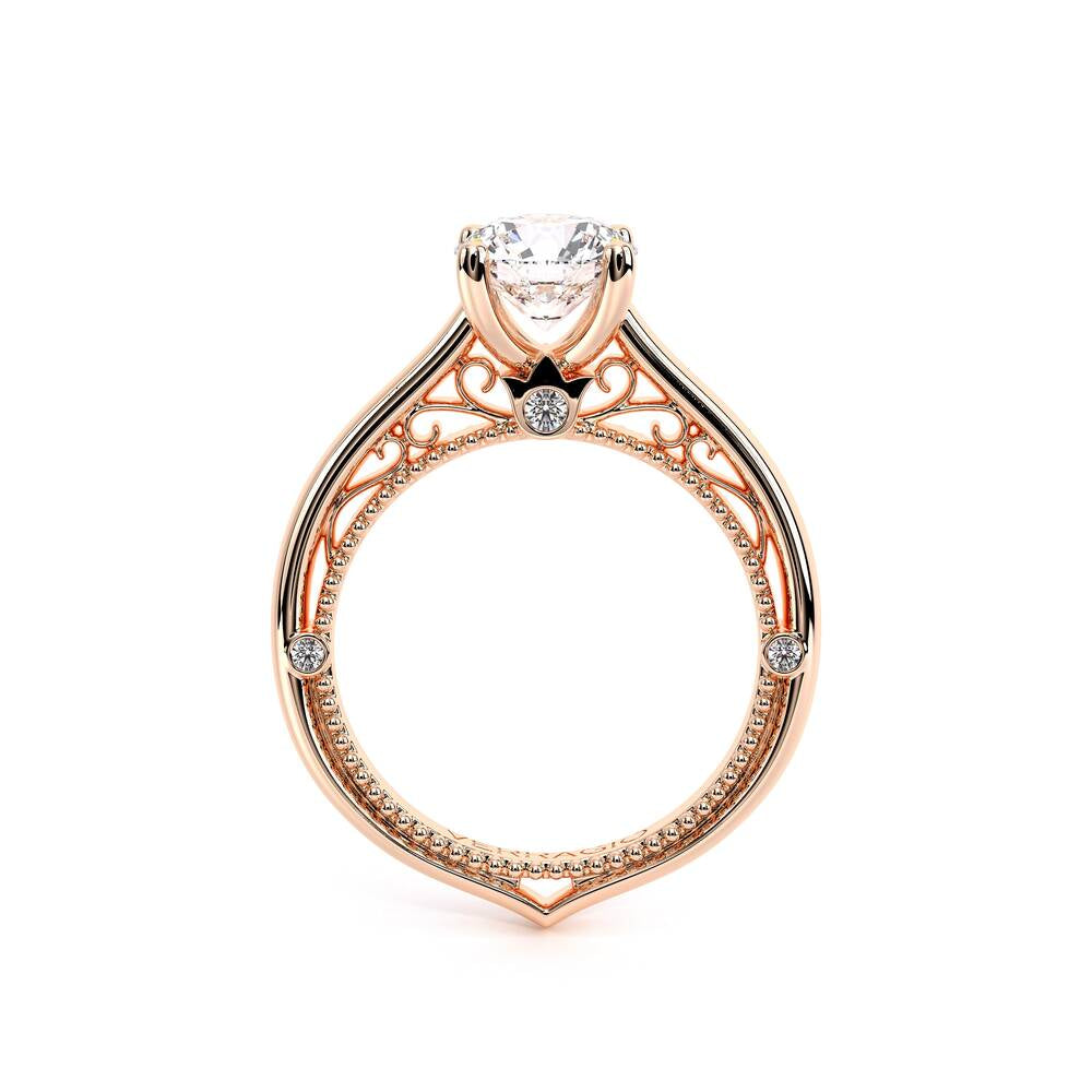 Venetian-5047r-18k Rose Gold Round