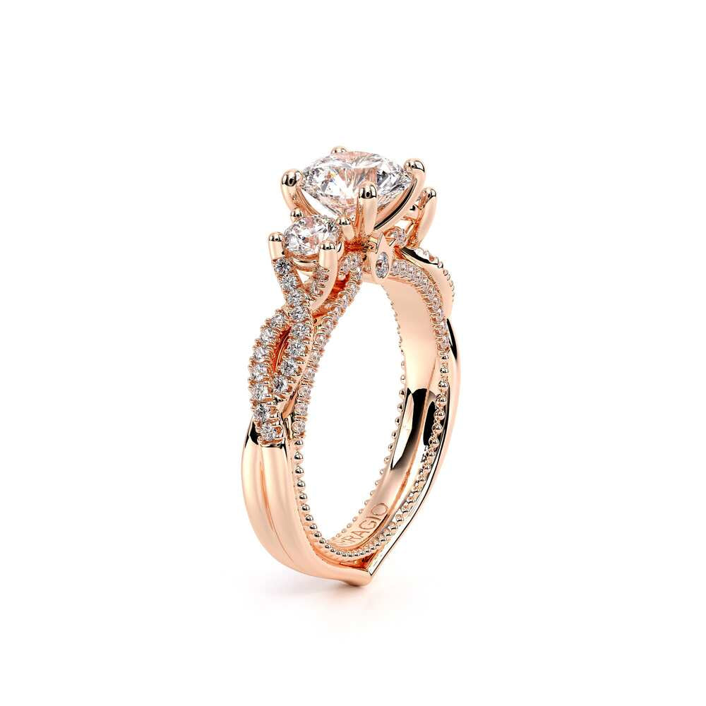 Couture-0450r-14k Rose Gold Round
