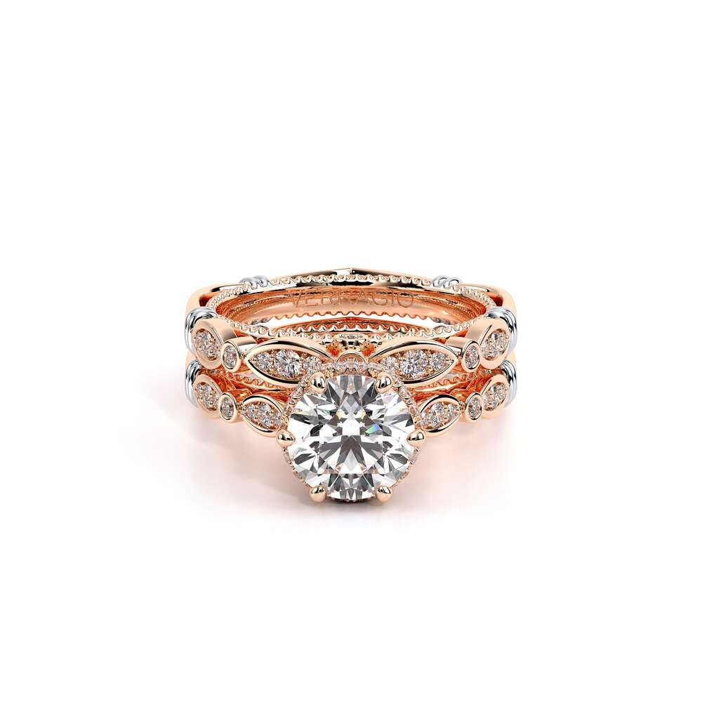 Parisian-151r-18k Rose Gold Round