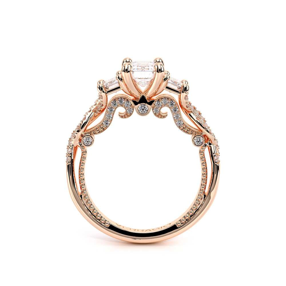 Insignia-7074em-14k Rose Gold Emerald