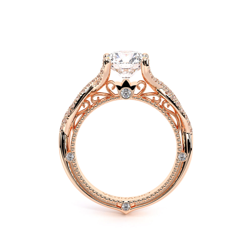 Venetian-5003r-18k Rose Gold Round