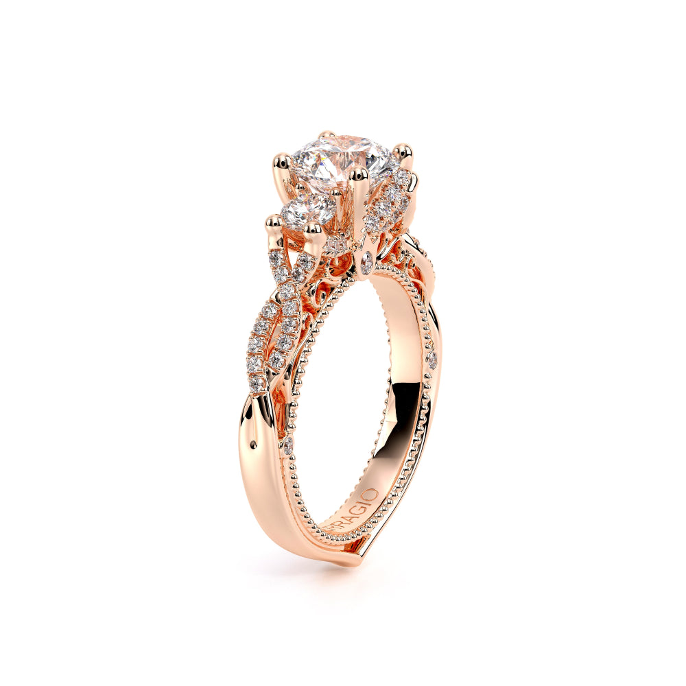 Venetian-5079r-18k Rose Gold Round