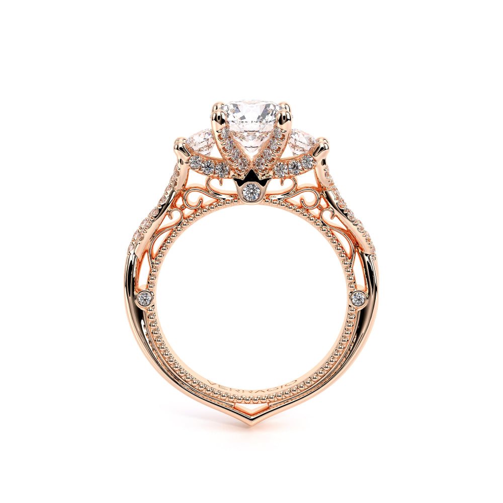 Venetian-5079r-18k Rose Gold Round