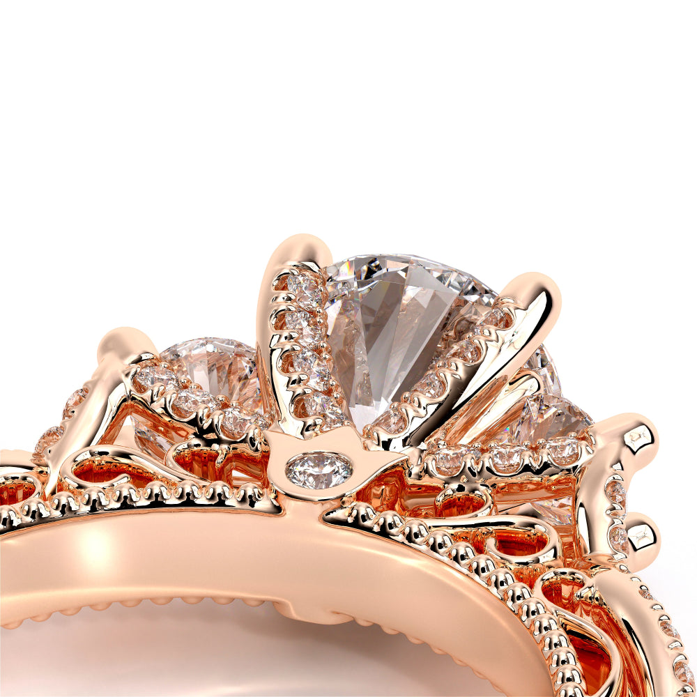 Venetian-5079r-14k Rose Gold Round