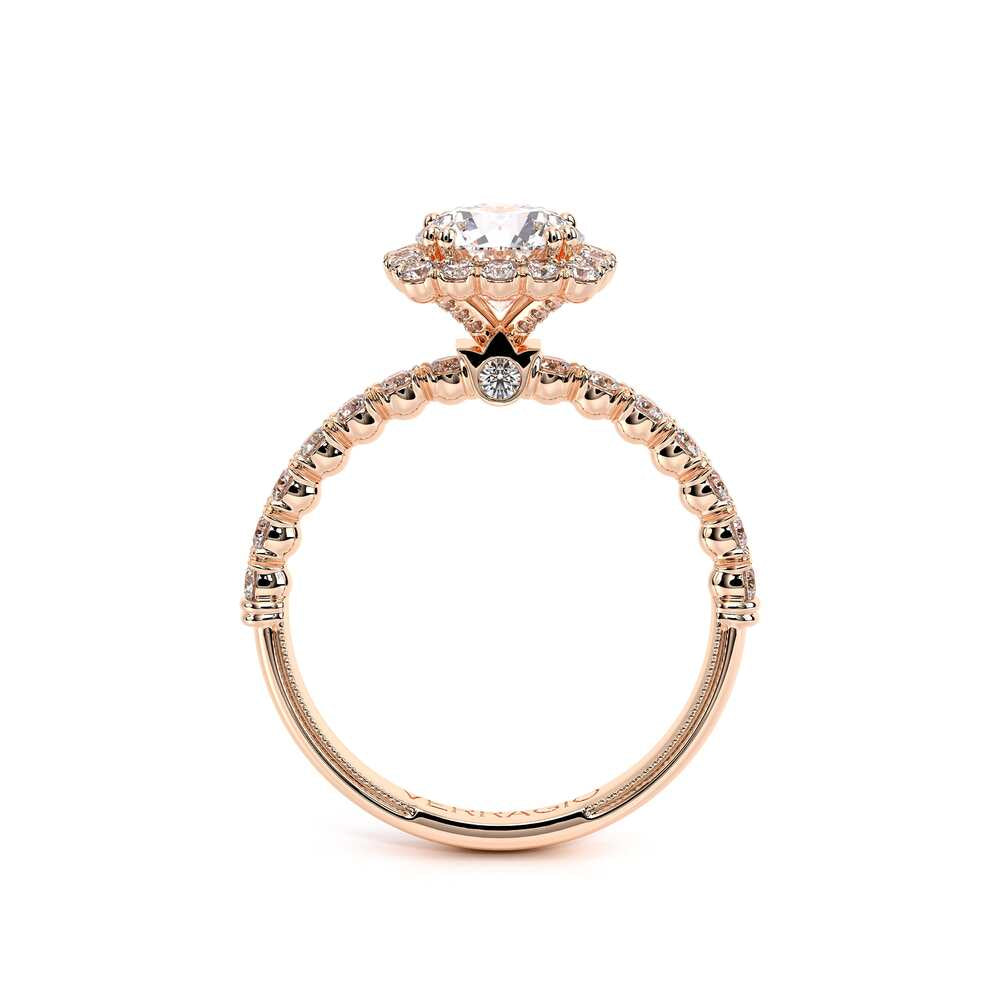 Renaissance-954CU18-14K Rose Gold Cushion
