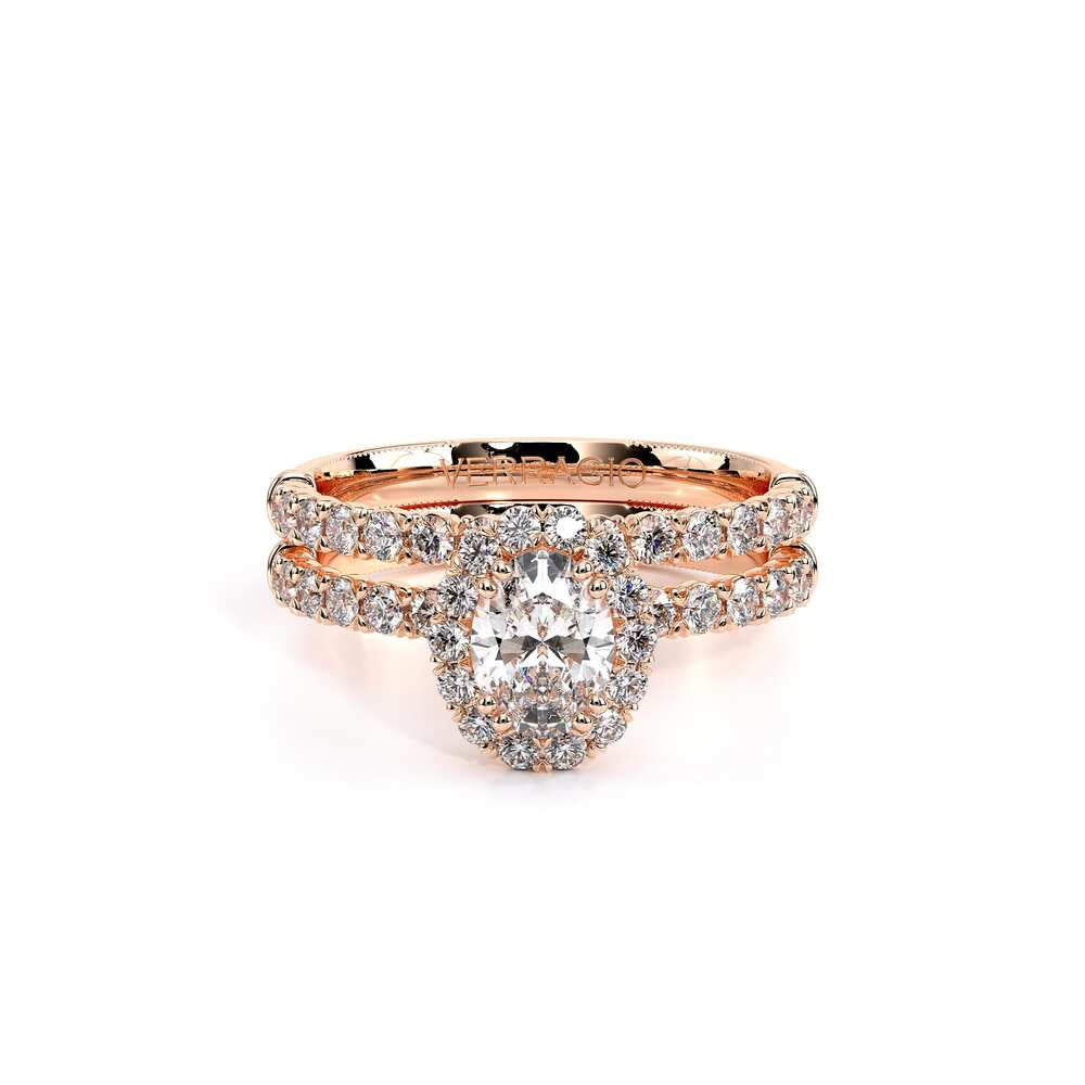 Renaissance-954OV18-14K Rose Gold Oval