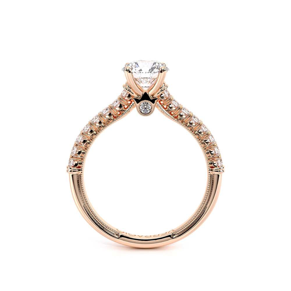 Renaissance-955R17-14K Rose Gold Round