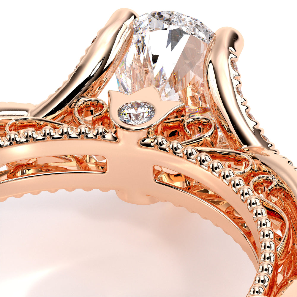 Venetian-5003pear-14k Rose Gold Pear
