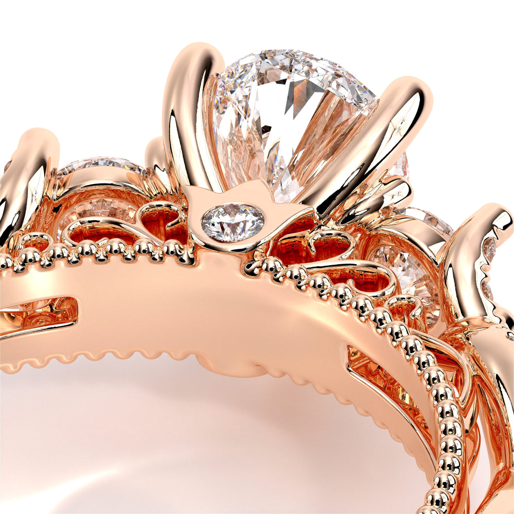 Venetian-5013pear-18k Rose Gold Pear