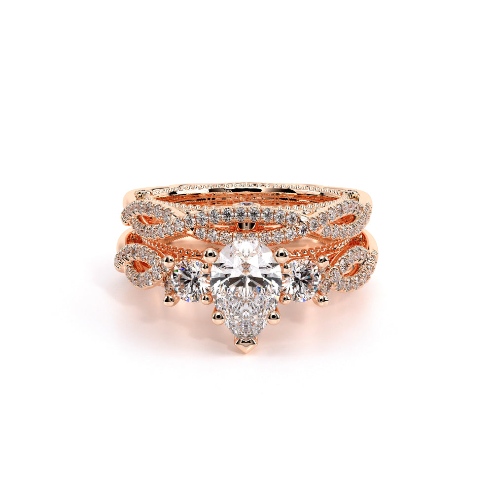 Venetian-5013pear-18k Rose Gold Pear
