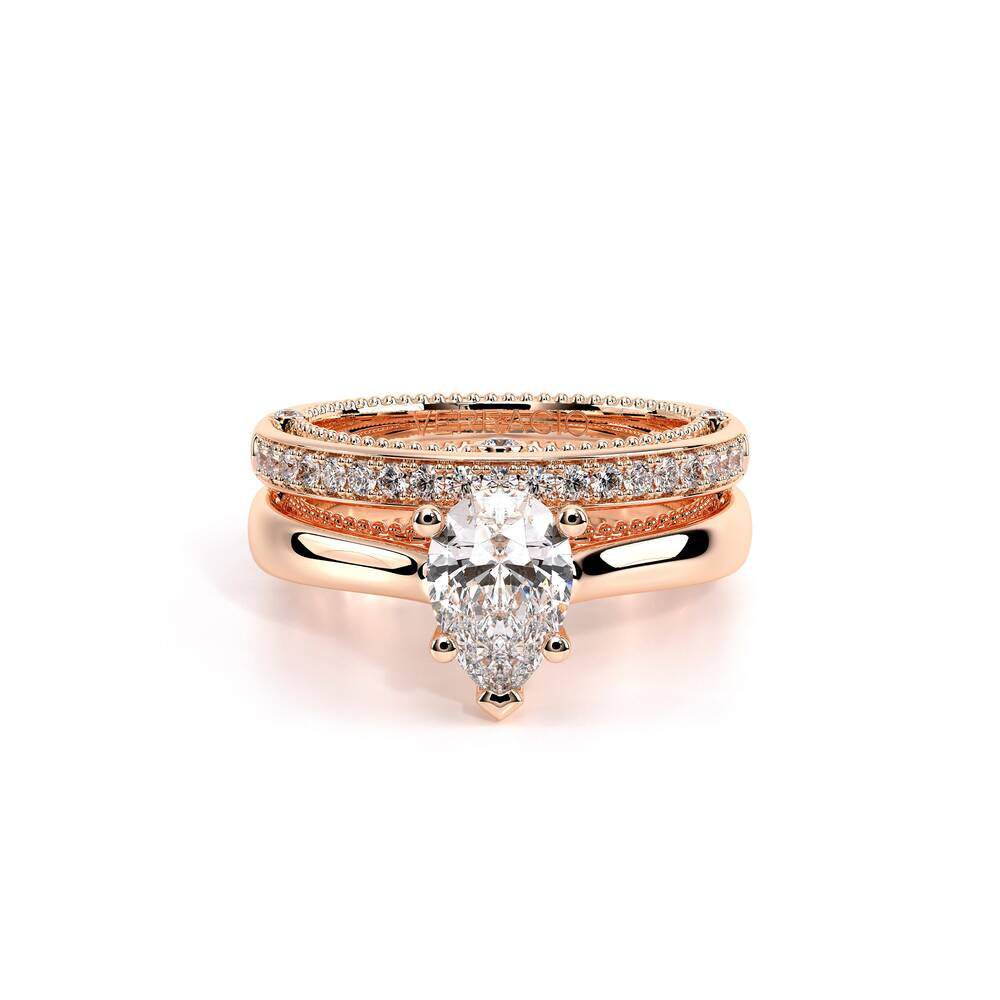 Venetian-5047pear-18k Rose Gold Pear