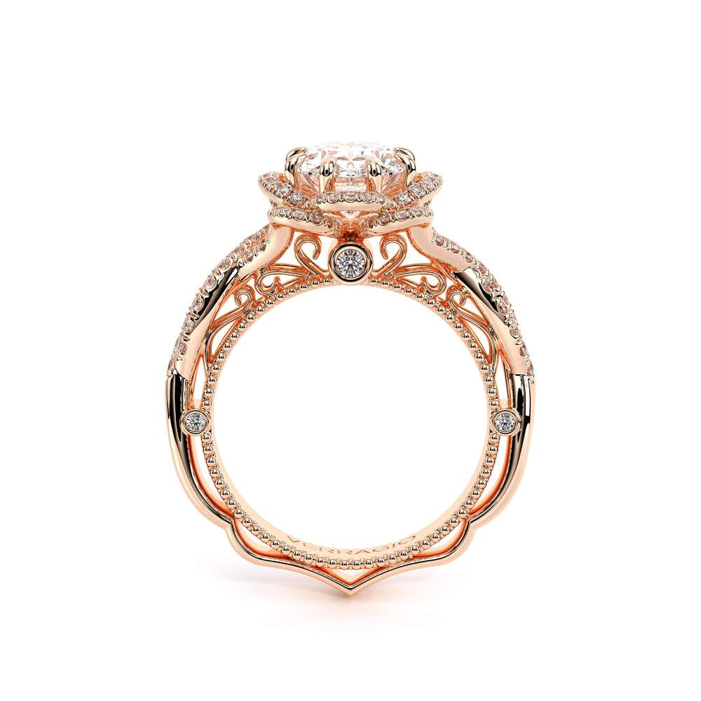 Venetian-5051ov-18k Rose Gold Oval