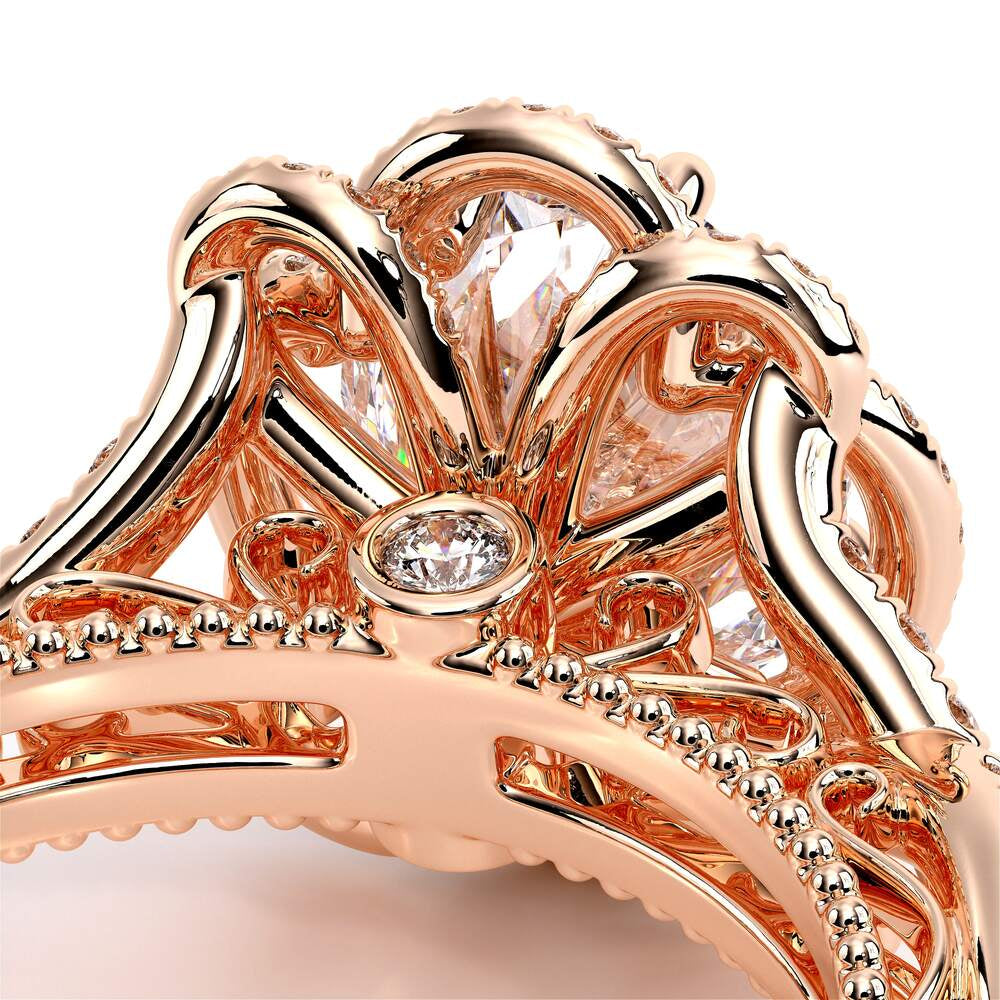 Venetian-5051ov-18k Rose Gold Oval