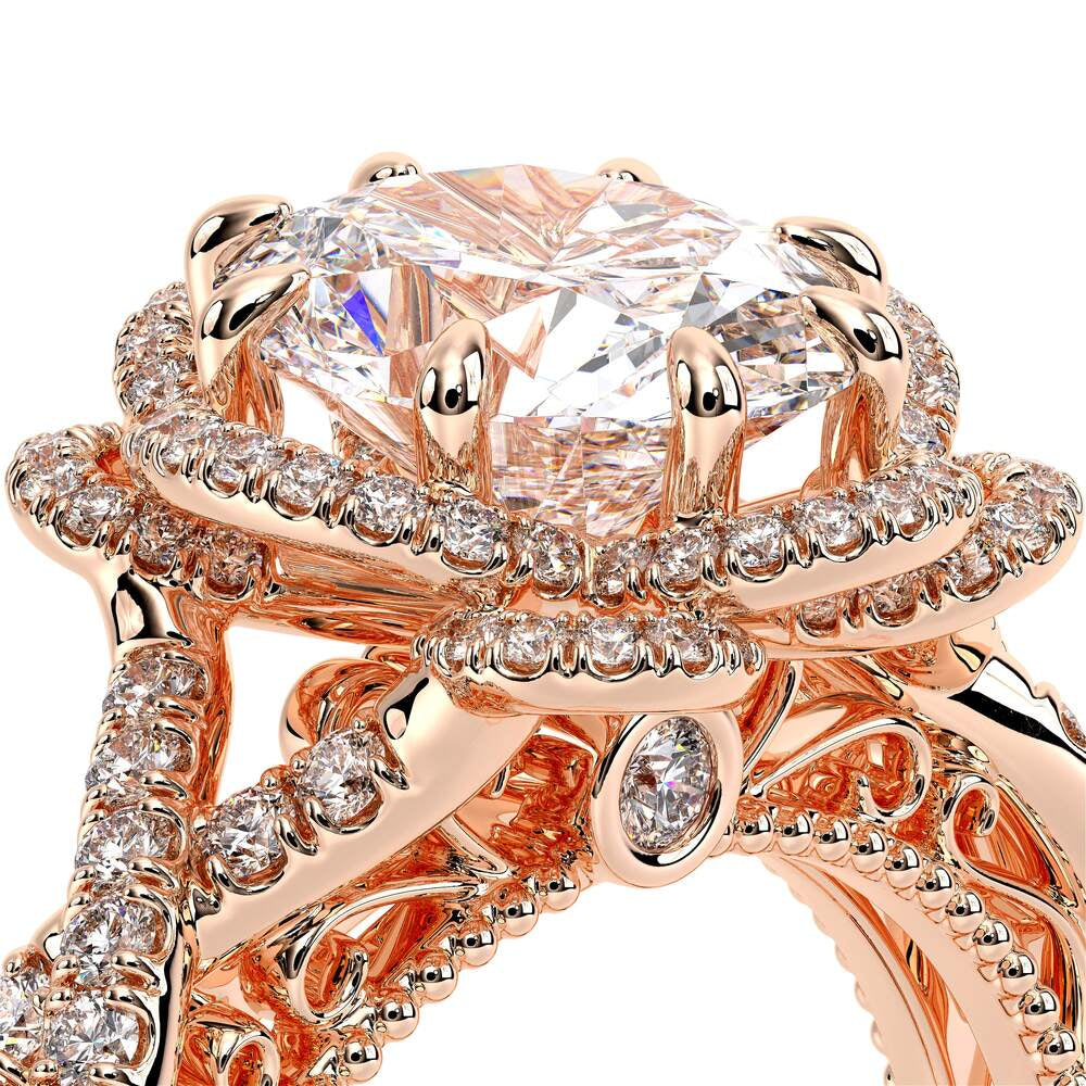 Venetian-5051ov-14k Rose Gold Oval