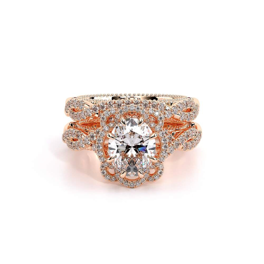 Venetian-5051ov-14k Rose Gold Oval