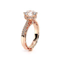 Venetian-5052r-18k Rose Gold Round