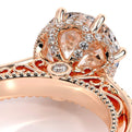 Venetian-5052r-18k Rose Gold Round