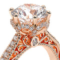Venetian-5052r-14k Rose Gold Round