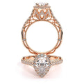 Verragio Halo Pear Engagement Ring