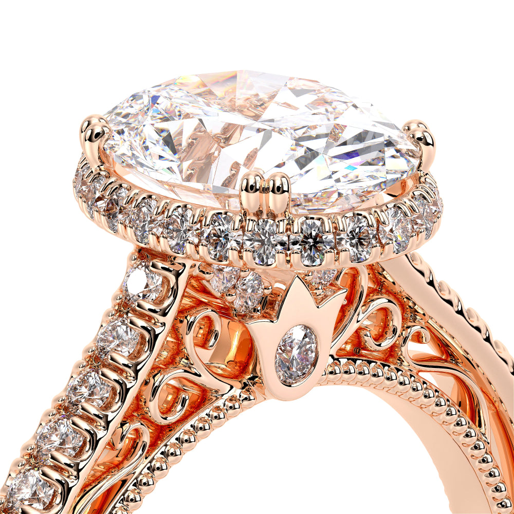 Venetian-5081ov-14k Rose Gold Oval