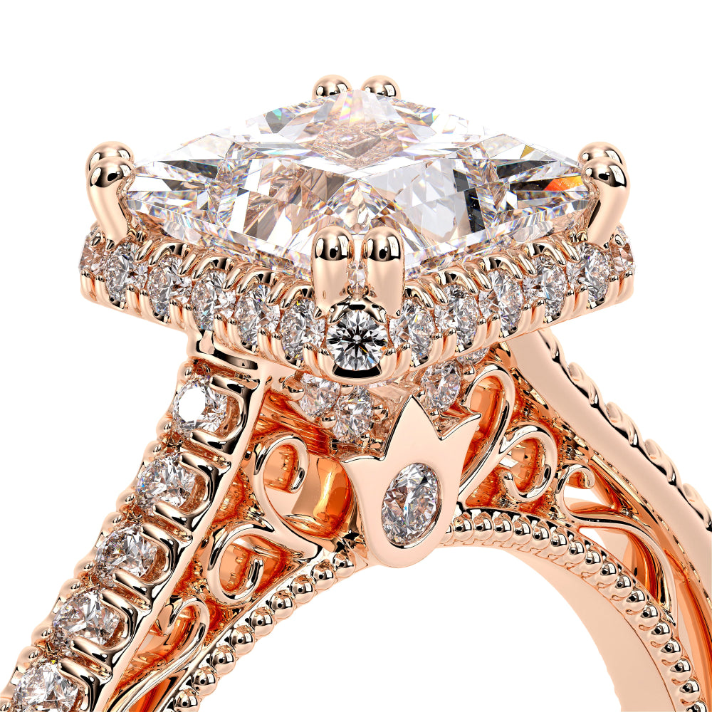 Venetian-5081p-14k Rose Gold Princess