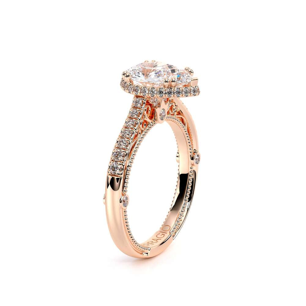 Venetian-5081-14k Rose Gold Pear