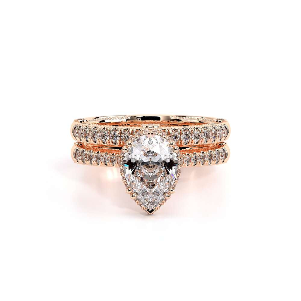 Venetian-5081-14k Rose Gold Pear