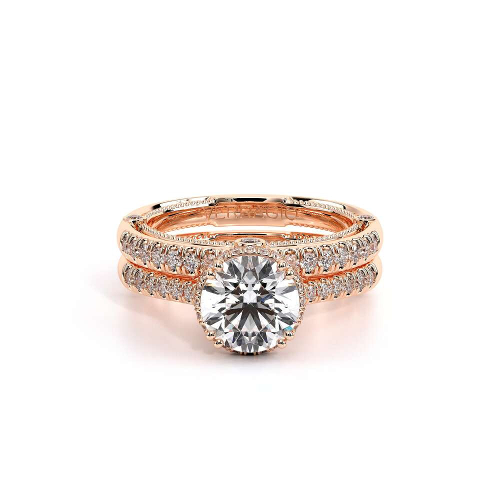 Venetian-5081r-14k Rose Gold Round