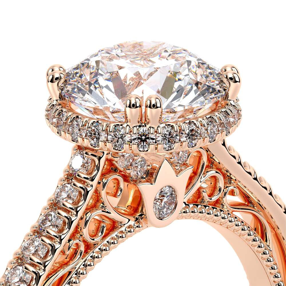 Venetian-5081r-14k Rose Gold Round