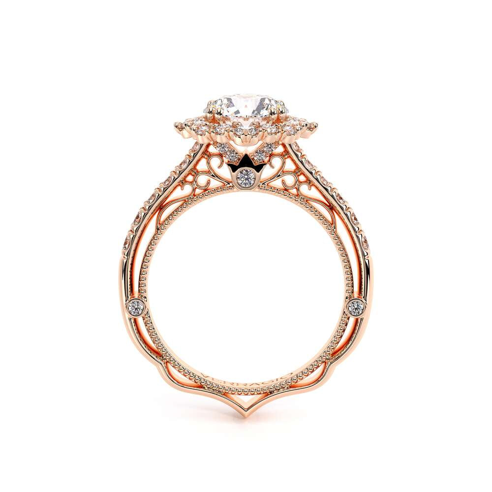 Venetian-5083r-18k Rose Gold Round