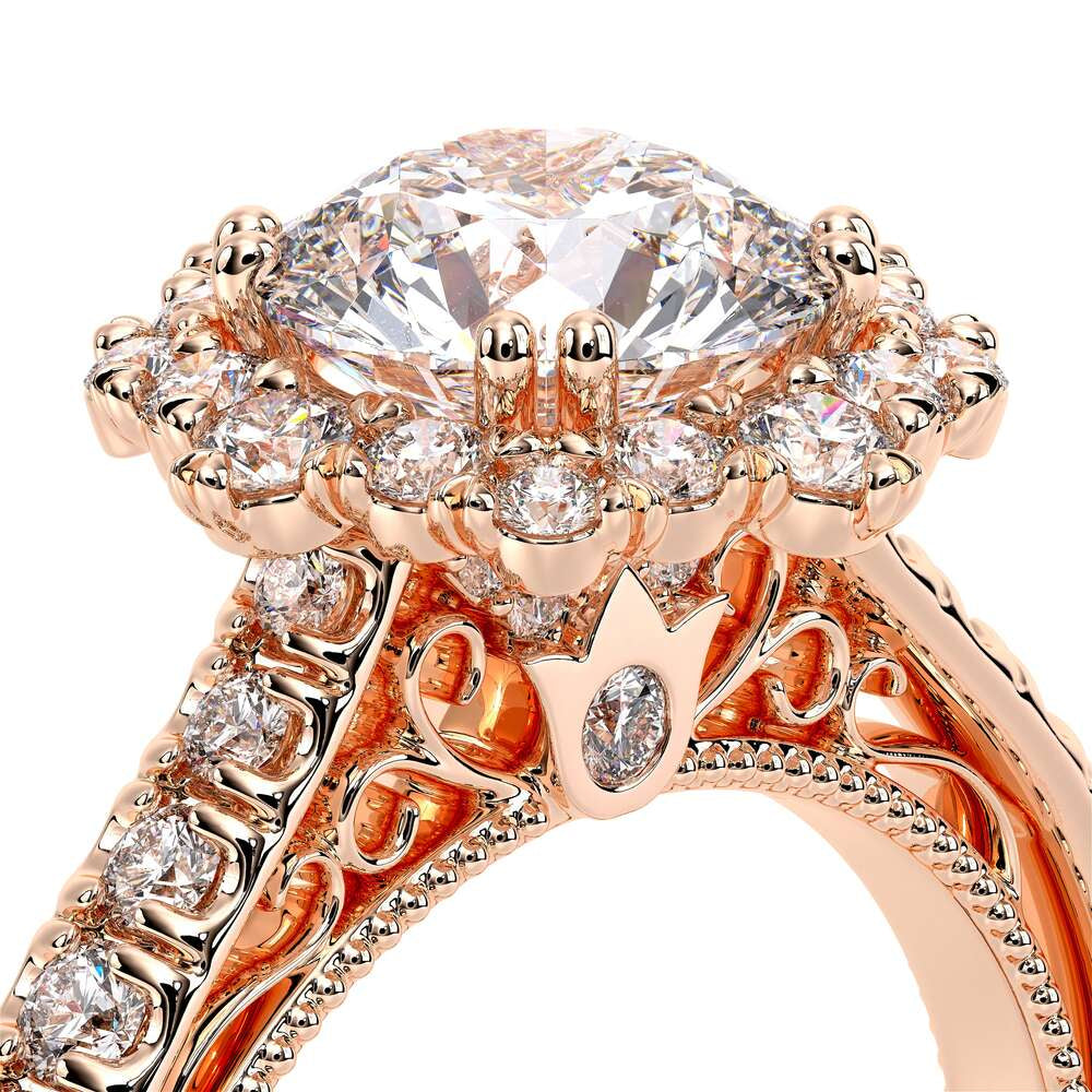 Venetian-5083r-14k Rose Gold Round