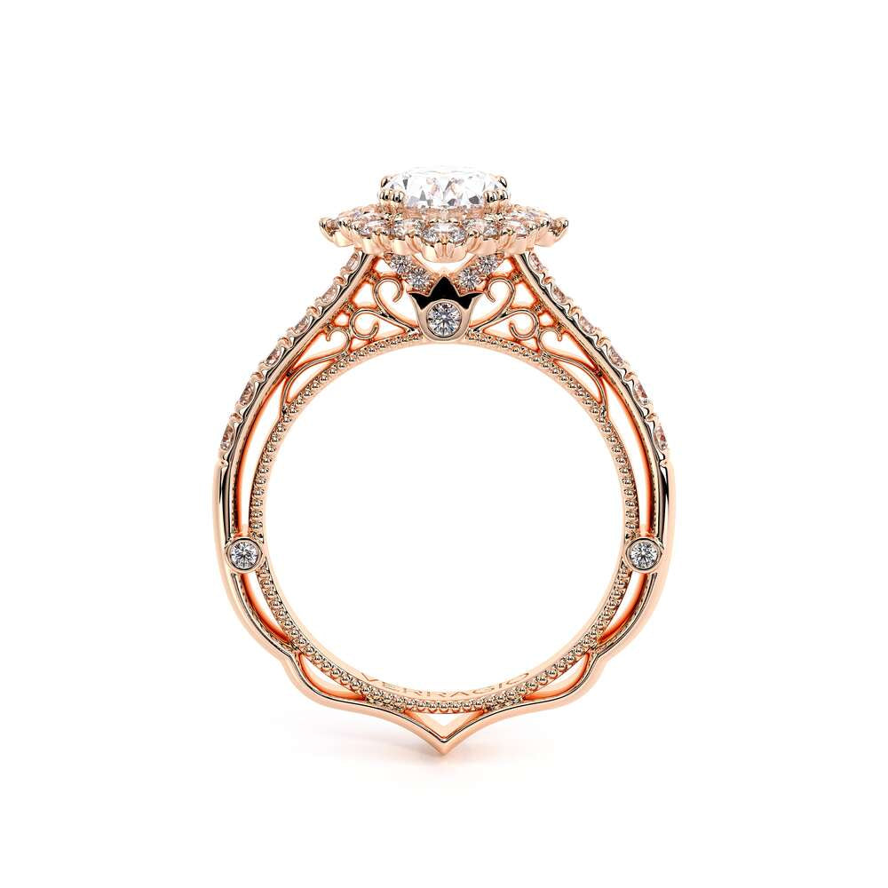 Venetian-5083ov-18k Rose Gold Oval