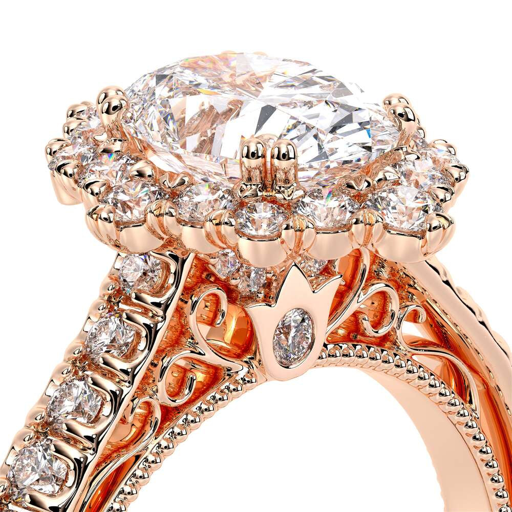 Venetian-5083ov-18k Rose Gold Oval