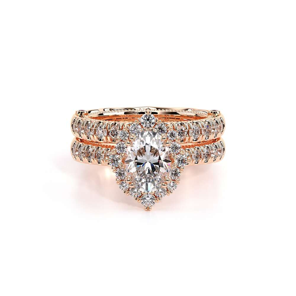 Venetian-5083ov-18k Rose Gold Oval