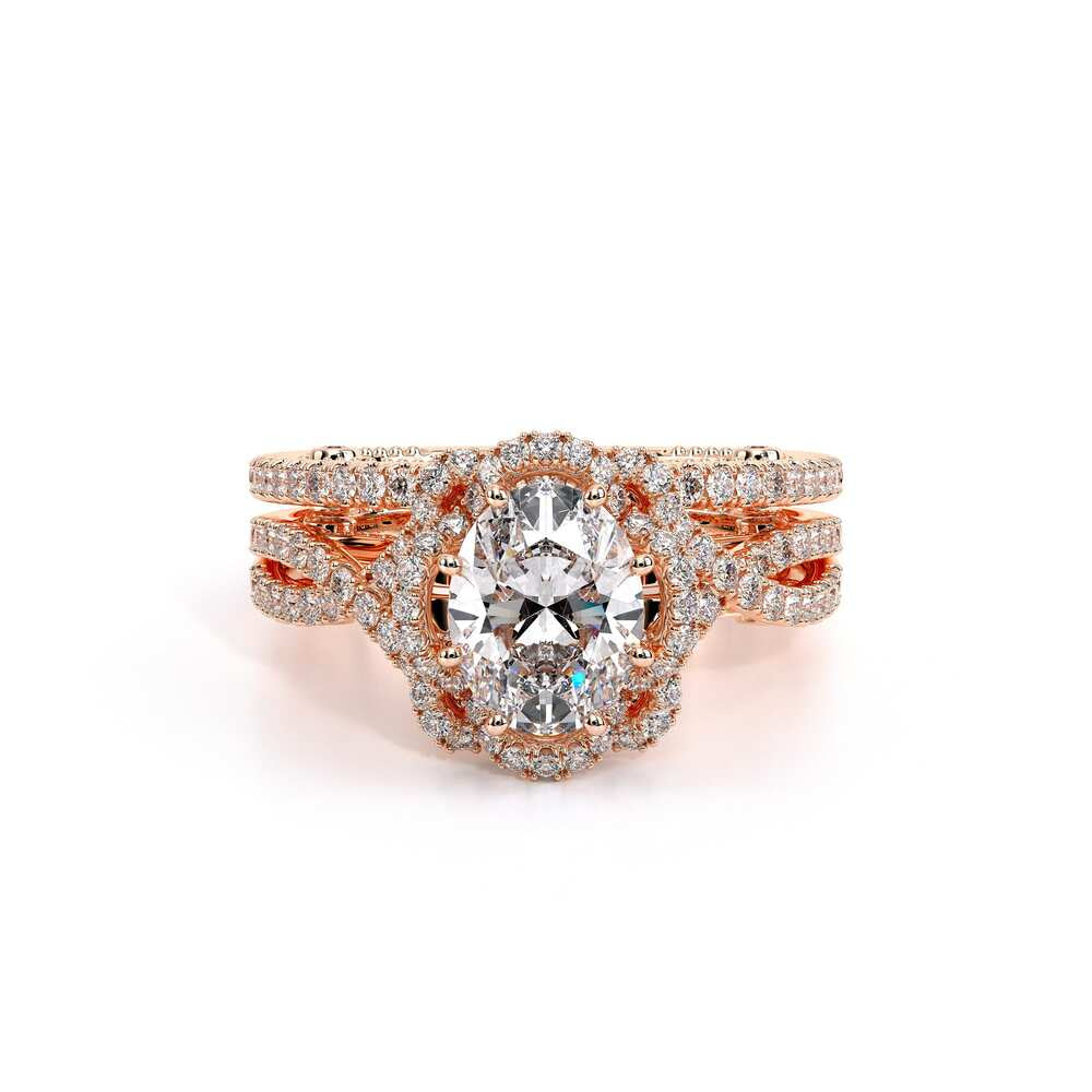 Insignia-7087ov-14k Rose Gold Oval