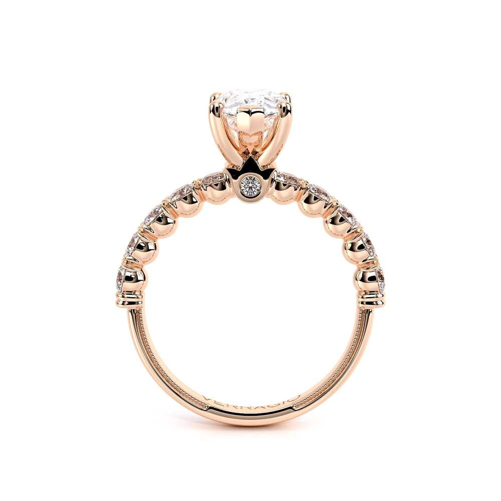 Renaissance-950PEAR27-14K Rose Gold Pear