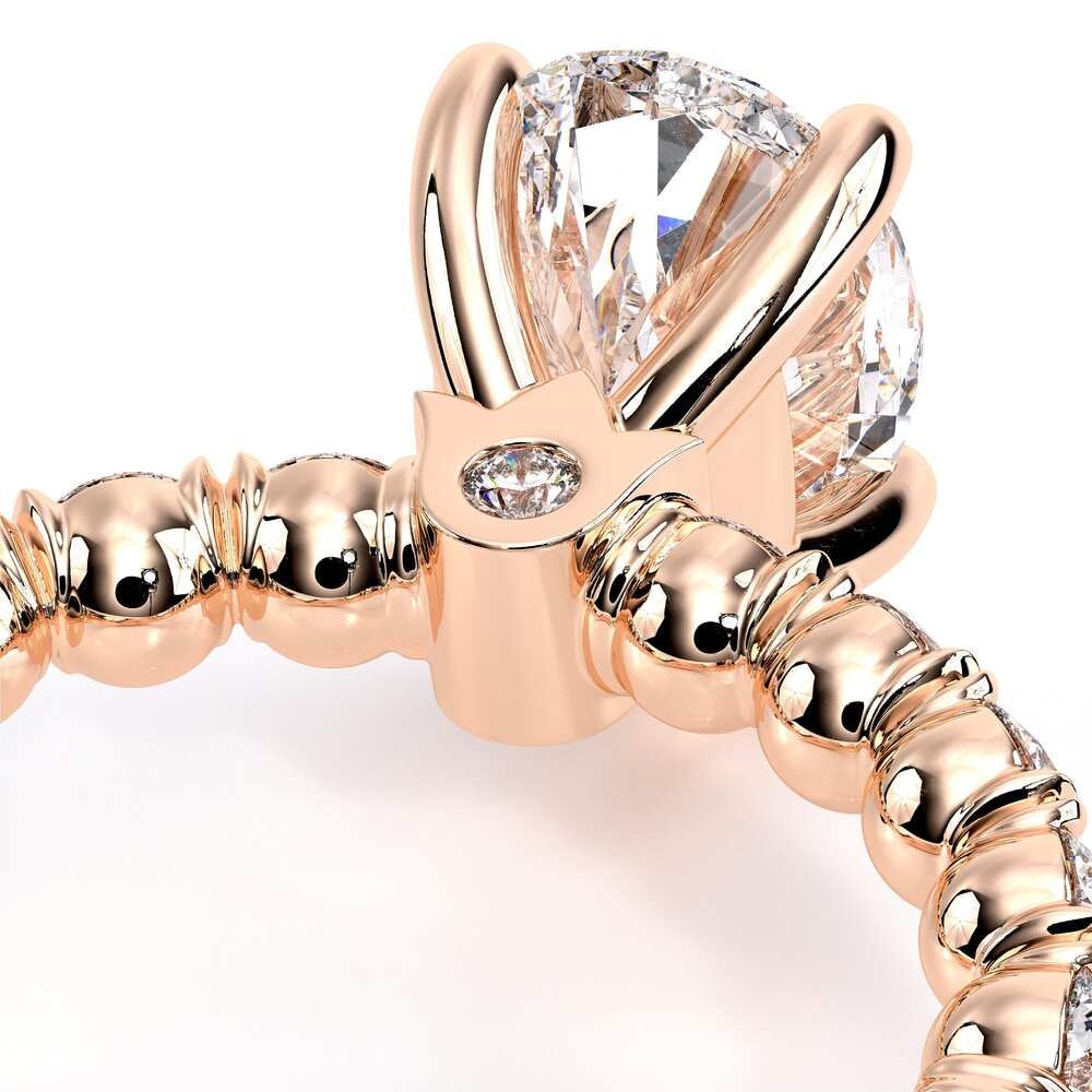 Renaissance-950PEAR27-14K Rose Gold Pear